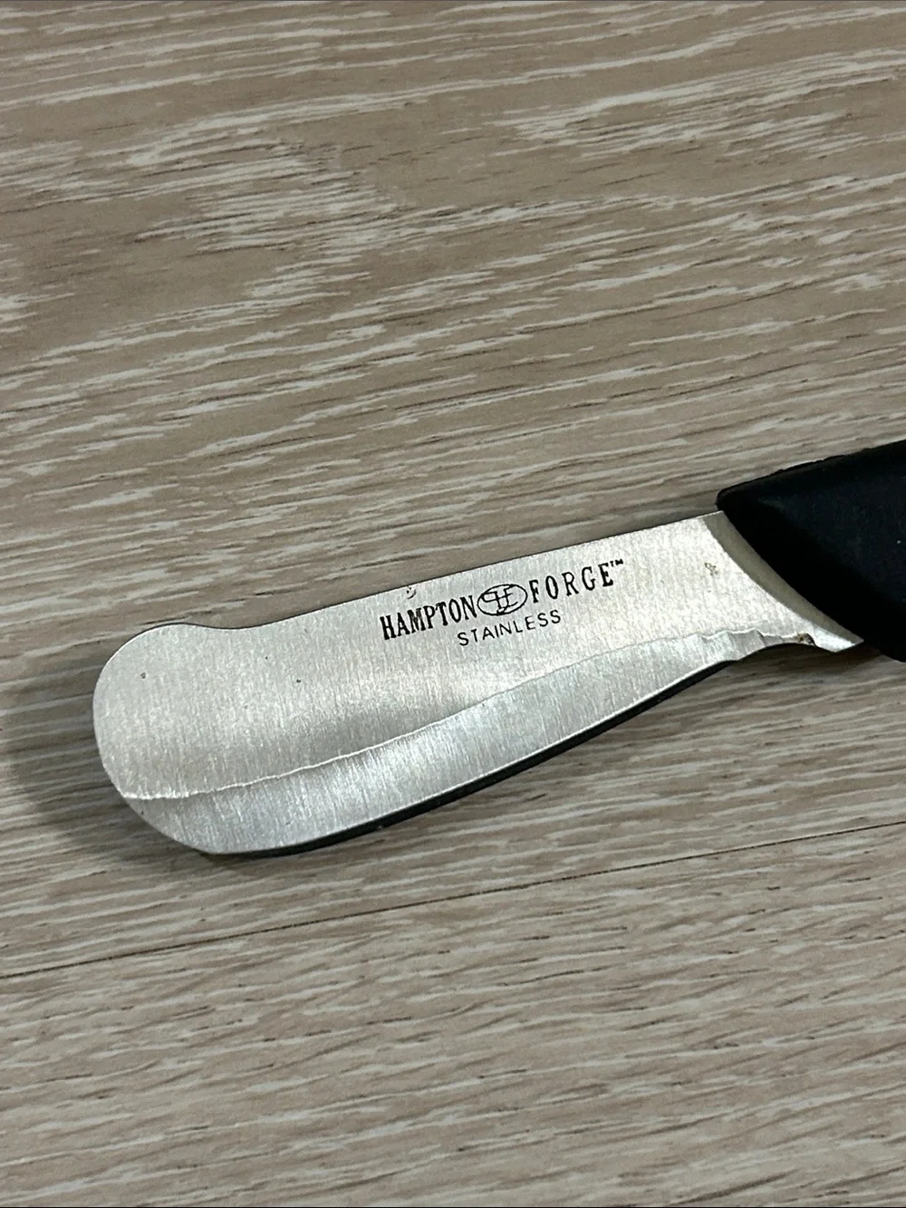 Black Stainless Steel Spreading Knife